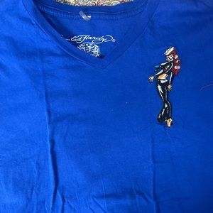 Ed hardy V neck